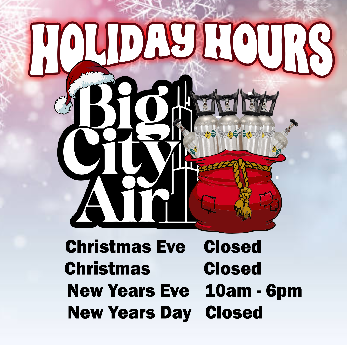 Holiday Hours