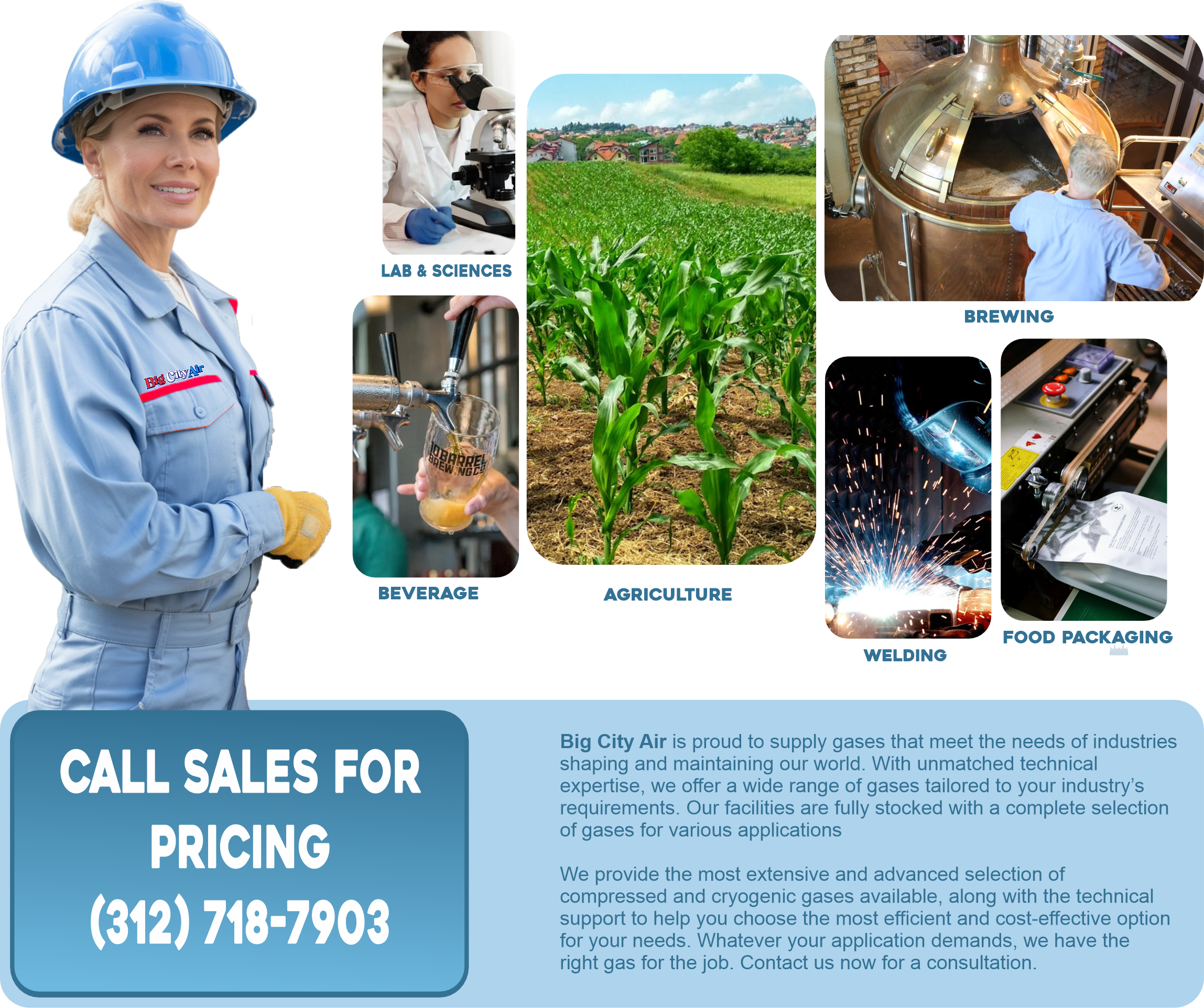 Our gas products can be used many ways!